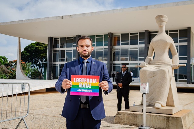 Distrital Fábio Felix pede que STF mantenha julgamento da criminalização da LGBTfobia