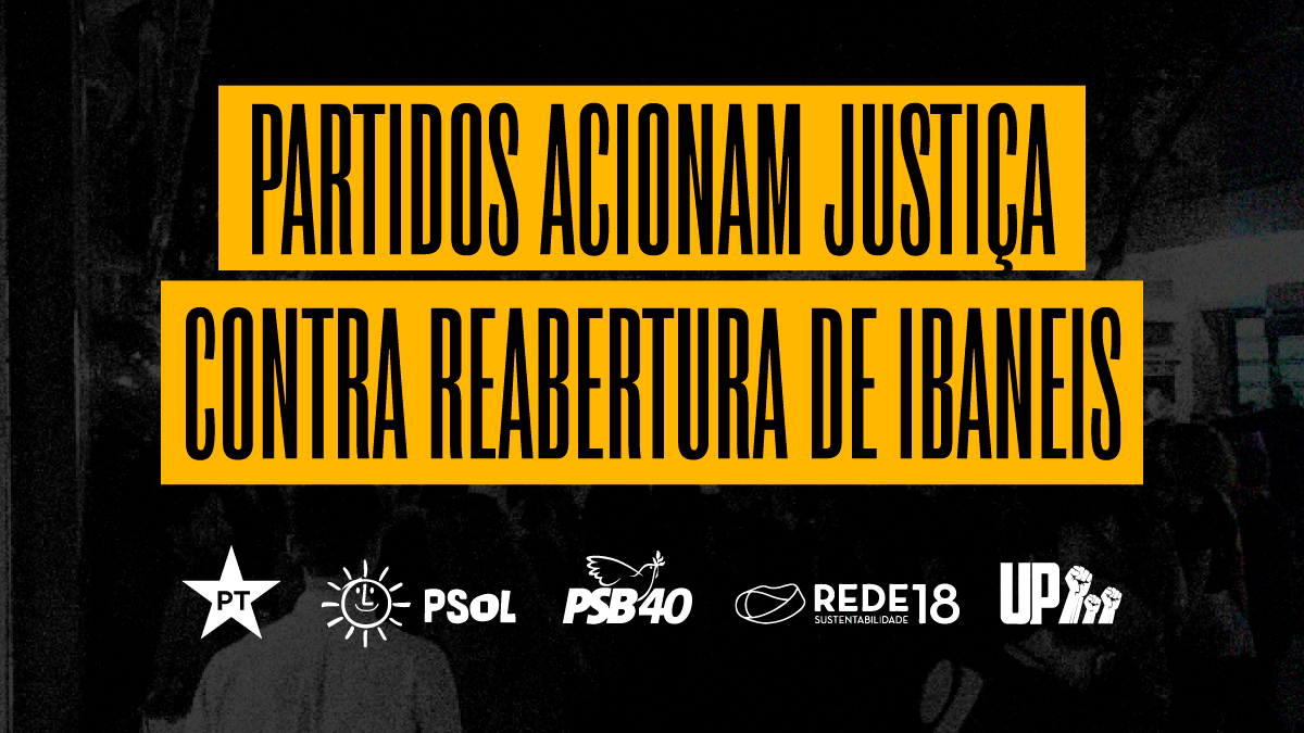 Partidos acionam Justiça contra reabertura de Ibaneis